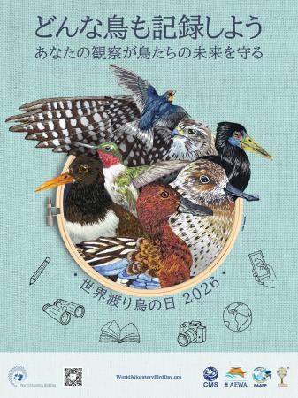 5月9日は「世界渡り鳥の日」どんな鳥も記録しよう―あ
