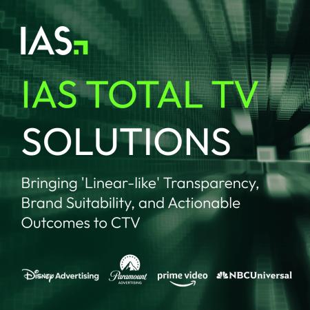IAS、CTV向けの包括的ソリューション「IAS Total TV」