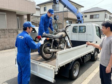 【バイク廃車110番】実店舗運営と正規ライセンスによ