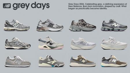 ニューバランス「Grey Days」を通してブランドのヘリ