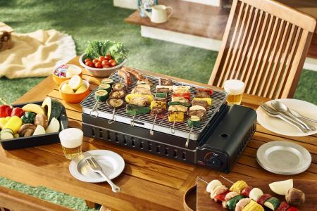 【新発売】大人数のBBQもこれ1台で！「イワタニカセッ