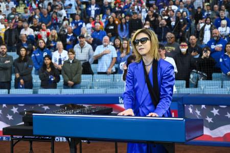 YOSHIKI、2年ぶりにドジャー・スタジアムに凱旋　ピア