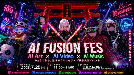 AI FUSION FES - AIイラスト・AI動画・AI音楽が交差す