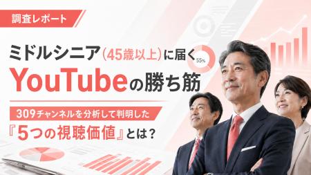 【調査レポート】45歳以上に届くYouTube施策の勝ち筋