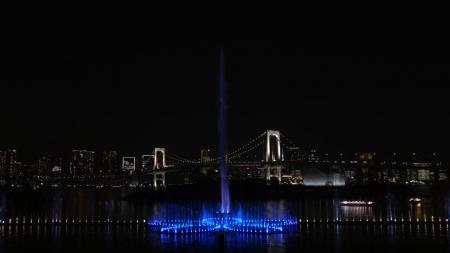 世界最大級の噴水「東京アクアシンフォニー」に採用