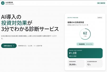 AI変革を診断から実装まで一気通貫で支援