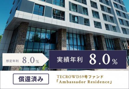 【累計償還額266億円超】TECROWD59号ファンド、実績年