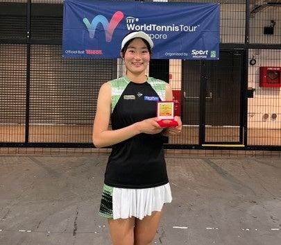 21歳テニス界期待のレフティー松田鈴子が国際プロ大会