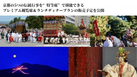 【京都三大祭・五山の送り火・京都薪能】京都の5つの