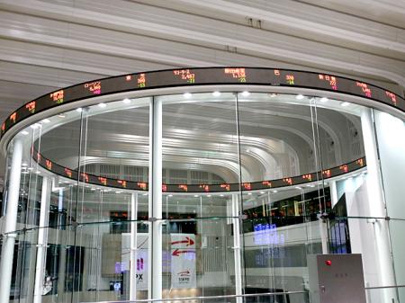 日経平均391円高　米株高で買い優勢
