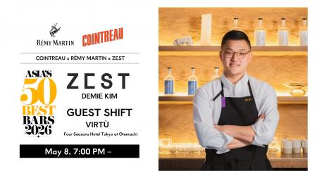 「COINTREAU & REMY MARTIN TAKE OVER BY ZEST」アジ
