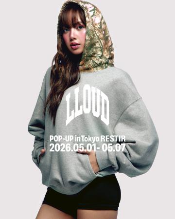 BLACKPINK LISAが手掛ける「LLOUD」の期間限定POP-UP