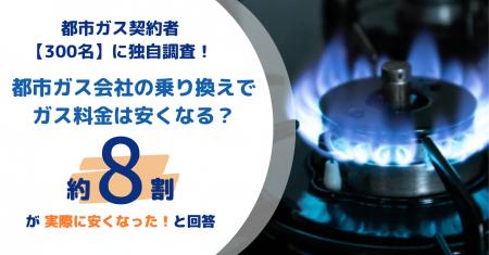 都市ガスの契約切り替えは、本当に安くなる？実際に都