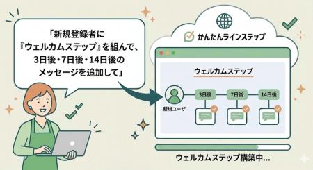 LINEマーケティング自動化サービス「かんたんラインス