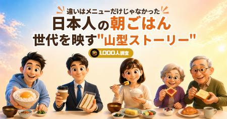 「違いはメニューだけじゃなかった」日本人の朝ごはん