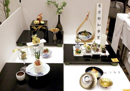第35回全国日本料理コンクールにおいて、山形の名工の