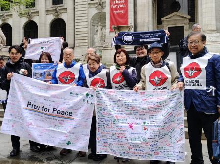 核兵器ない世界の実現を　NPT再検討会議代表団に参加