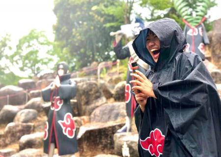【雨に染まる忍の世界へ】「忍里 雨の日ステッカー」