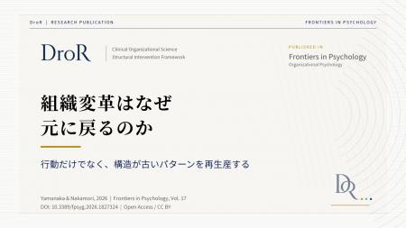 組織変革はなぜ「元に戻る」のか──COSが組織の安定を