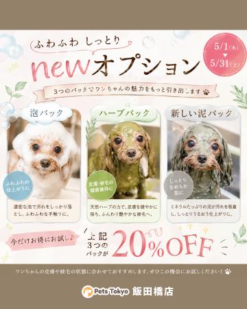 【PetsTokyo 飯田橋店】ふわふわしっとりnewオプショ