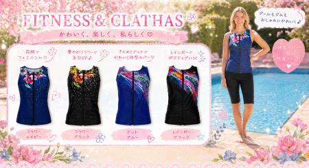【ブランド初】CLATHASから待望のフィットネス水着が