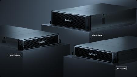 Synology、RackStation RS6426xs+、RS4826xs+、および