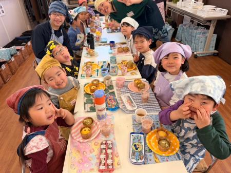 モンテッソーリクッキング(R)和歌山市愛徳幼稚園にて