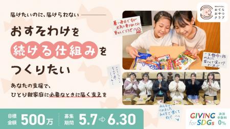 認定NPO法人おてらおやつクラブがクラウドファンディ