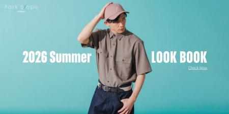 Park Slope「2026 Summer MENS LOOK BOOK」の特集コン