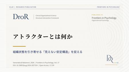組織の「見えない構造」を捉える──COSがアトラクター