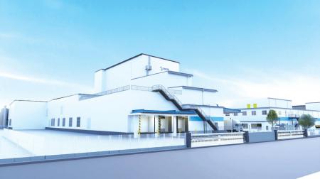 ダノン、150億円超を投じ、群馬県館林市の自社工場を