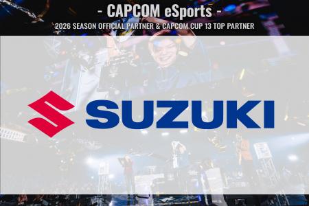 スズキ株式会社が「CAPCOM CUP 13」のトップパートナ