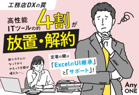 【工務店DXの罠】高機能ITツールの約4割は放置・解約
