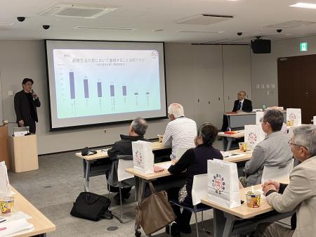兵庫県三田市で地域の防災リーダー48名が「最適化栄養