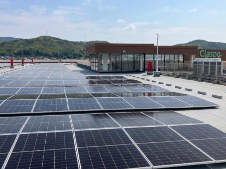 クラスポ蒲郡にて大規模な太陽光発電を導入。屋上を活