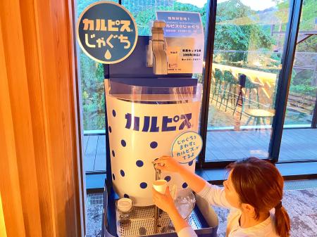 【箱根ホテル小涌園】箱根エリア初！蛇口をひねるとカ