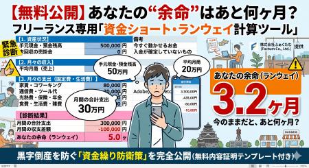 【無料公開】今のままだと、あと何ヶ月生き残れる？フ