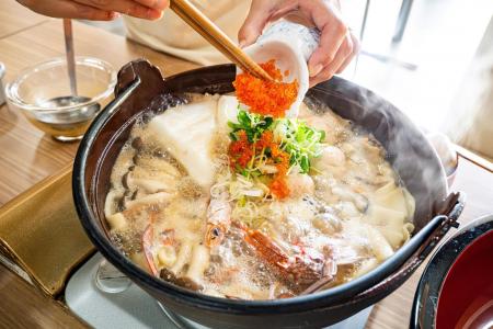 【JAF山梨】河口湖のほうとう専門店にて、JAF会員向け