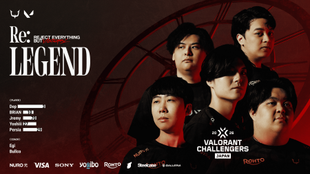 eスポーツチーム「REJECT」VALORANT部門が『VALORANT 