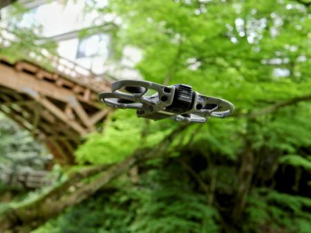 360°ドローンで「AIが理解できる空間の組成」市内の3D