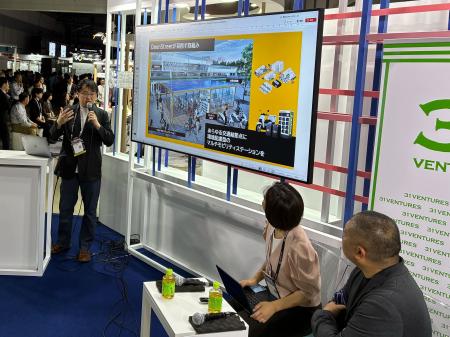 「SusHi Tech Tokyo 2026」の三井不動産ブース内特設 「SusHi Tech Tokyo 2026」の三井不動産ブース内特設