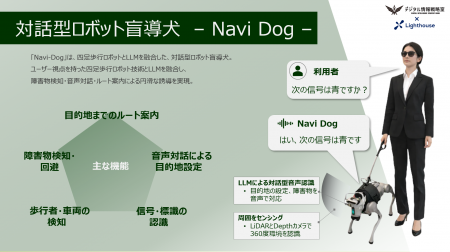 盲導犬不足の社会課題に挑む対話型ロボット盲導犬「Na 盲導犬不足の社会課題に挑む対話型ロボット盲導犬「Na