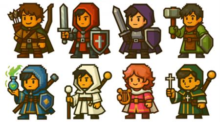 LHH転職エージェント、RPGのキャラクターで仕事タイプ LHH転職エージェント、RPGのキャラクターで仕事タイプ