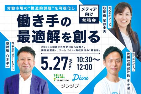 【3社合同メディア勉強会開催】労働市場の“構造的課題 【3社合同メディア勉強会開催】労働市場の“構造的課題