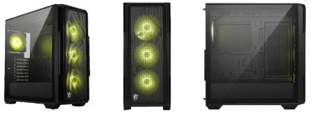 MSI、ARGBファンを4基標準搭載したゲーミングPCケース
