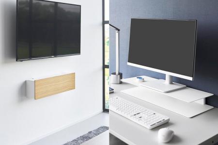 【山崎実業 新商品のお知らせ】 壁付けテレビ周辺の収