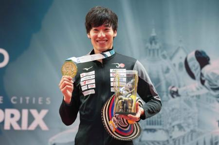 フェンシング　男子エペ・ワールドカップGP大会で 加