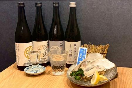北海道産の牡蠣×日本酒のペアリング！店主厳選の組み