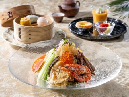 ホテルならではの贅沢な冷やし麺「特選海鮮盛り 冷や