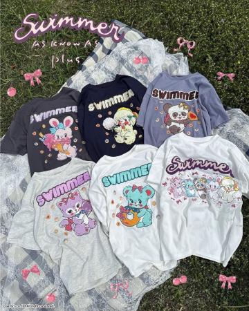 AS KNOW AS plusから『SWIMMER』のTシャツが登場！